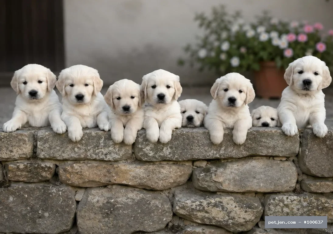 Golden Retriever - Sevimli baby Face Gülen Surat Golden Retriever Yavrular - Fotoğraf 2